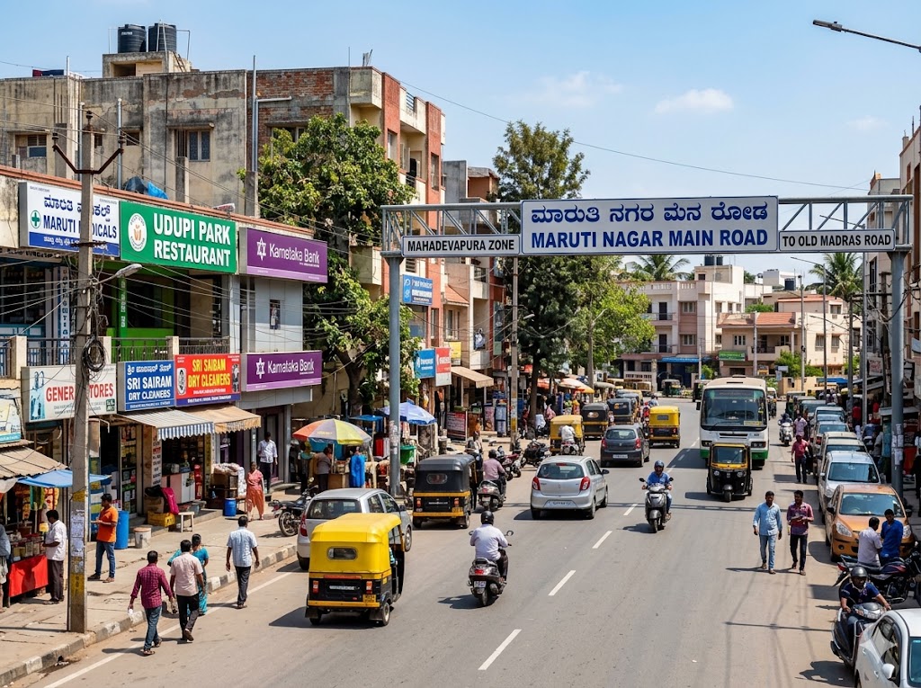 Maruti Nagar – A peaceful residential area offering good connectivity, essential amenities, and a convenient lifestyle for families and working professionals.