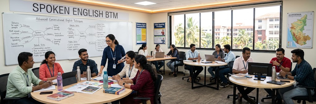 Best English speaking course in BTM layout - Spoken English BTM classroom facilities